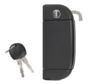 Maneta de puerta exterior Volkswagen Caravelle 1996-2003 negra / con llave / delantera derecha