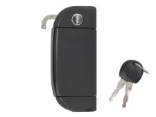 Maneta de puerta exterior Volkswagen Caravelle 1996-2003 negra / con llave / delantera izquierda