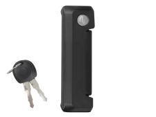 Maneta de puerta exterior Volkswagen Caravelle 1996-2003 negra / con llave / lateral derecha