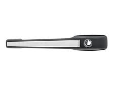 Maneta de puerta exterior Volkswagen Polo 1984-1990 negra con inserto cromado / con agujero llave / delantera izquierda