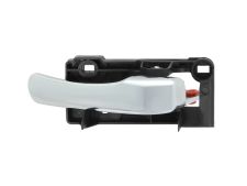 Maneta de puerta interior Alfa Romeo 147 2000-2004 con palanca cromada / base negra / trasera derecha