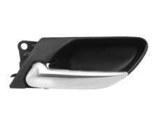 Maneta de puerta interior Bmw Serie 3 (e46) 2001-2005 con palanca cromada / base negra / trasera izquierda