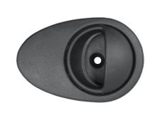 Maneta de puerta interior Chevrolet Matiz 2005-2005 negra / trasera izquierda