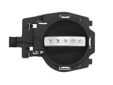 Maneta de puerta interior Citroen C3 Pluriel 2003-2010 con palanca plata / base negra / delantera izquierda