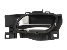 Maneta de puerta interior Citroen C4 Picasso 2006-2010 con palanca cromada / base negra / delantera izquierda