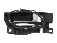 Maneta de puerta interior Citroen C4 Picasso 2006-2010 con palanca cromada / base negra / trasera derecha