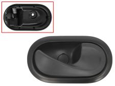 Maneta de puerta interior Dacia Lodgy 2017-2022 para clip / con palanca negra / base negra / delantera derecha