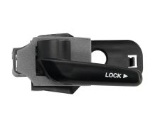 Maneta de puerta interior Fiat Doblo 2006-2010 negra / delantera izquierda