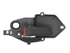 Maneta de puerta interior Fiat Panda 2003-2012 negra / trasera izquierda