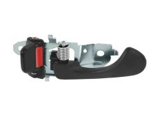 Maneta de puerta interior Mitsubishi L200 1996-2005 negra / trasera izquierda
