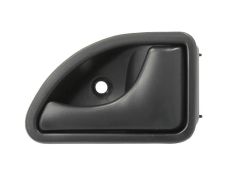 Maneta de puerta interior Renault Kangoo 2003-2007 negra / 6mm / delantera derecha