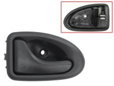 Maneta de puerta interior Renault Master 1998-2003 para varilla / negra / delantera izquierda