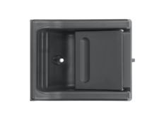 Maneta de puerta interior Volkswagen Lt 1995-2006 negra / lateral izquierda