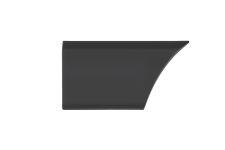 Moldura aleta Renault Master 2010-2019 trasera / chasis corto-medio (l1-l2) / derecha