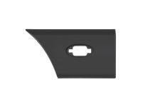Moldura aleta Renault Master 2010-2019 trasera / chasis largo (l3) / con agujero piloto / izquierda