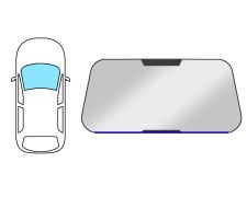 Moldura parabrisas Bmw Serie 3 (e92) 2010-2013 coupe / delantera / inferior