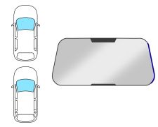 Moldura parabrisas Bmw Serie 5 (e34) 1987-1995 4 puertas / familiar / delantera / derecha