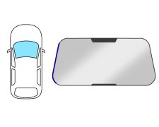 Moldura parabrisas Mini One 2007-2010 delantera / izquierda