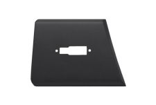 Moldura pilar Peugeot Boxer 2014-> delantera / con agujero piloto / negra / derecha
