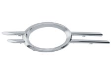 Moldura rejilla Mercedes Clase E (w211) 2006-2009 parachoques delantero / modelo avantgarde / cromada / derecha