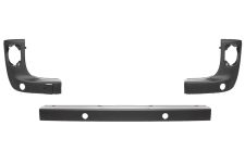 Molduras Renault Kangoo 2007-2013 parachoques trasero / con sensor / kit / izquierda+derecha+central