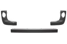 Molduras Renault Kangoo 2013-2021 parachoques trasero / kit / izquierda+derecha+central