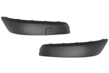 Molduras Renault Scenic 2006-2009 parachoques delantero / negras / kit / izquierda+derecha