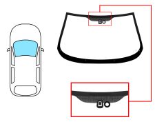 Parabrisas Alfa Romeo 147 2000-2004 3/5 puertas / delantero / con base espejo / verde / con sensor