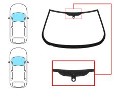 Parabrisas Alfa Romeo 156 1997-2003 4 puertas / familiar / delantero / verde / con base espejo / con sensor