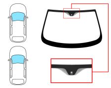 Parabrisas Alfa Romeo 159 2005-2011 4 puertas / familiar / delantero / verde / con base espejo