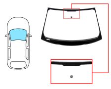 Parabrisas Audi A4 2012-2015 4 puertas / familiar / delantero / verde / con base espejo / molduras premontadas