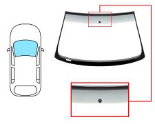 Parabrisas Audi A6 2002-2004 4 puertas / delantero / reflectante / banda gris / con base espejo / molduras premontadas