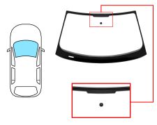 Parabrisas Audi Q3 2015-2018 delantero / verde / con base espejo / molduras premontadas
