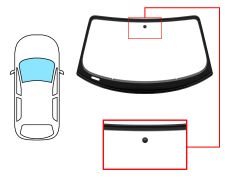 Parabrisas Audi Tt 2010-2014 coupe / delantero / verde / con base espejo a 9,00cm / molduras premontadas