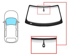 Parabrisas Audi Tt 2014-2018 coupe / delantero / verde banda gris / con sensor / molduras premontadas