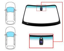 Parabrisas Bmw Serie 1 (e81-e87) 2003-2007 3/5 puertas / delantero / verde banda verde / con base espejo / con sensor