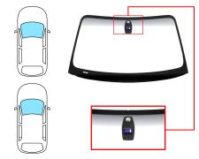 Parabrisas Bmw Serie 1 (e81-e87) 2007-2012 3/5 puertas / delantero / verde banda gris / con base espejo / con sensor