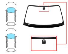 Parabrisas Bmw Serie 1 (e82-e88) 2007-2013 coupe / cabrio / delantero / verde / con base espejo