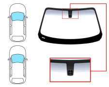 Parabrisas Bmw Serie 2 (f22-f23) 2014-2017 coupe / cabrio / delantero / verde banda gris / con base espejo