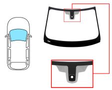 Parabrisas Bmw Serie 2 (f45) 2014-2018 active tourer delantero / verde / con sensor / molduras premontadas