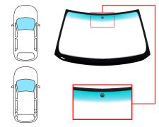 Parabrisas Bmw Serie 3 (e36) 1990-1998 4 puertas / familiar / delantero / verde banda verde / con base espejo