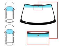 Parabrisas Bmw Serie 3 (e46) 1998-2001 4 puertas / familiar / delantero / verde banda verde / con base espejo
