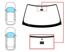 Parabrisas Bmw Serie 3 (e46) 2001-2005 4 puertas / familiar / delantero / verde / con base espejo / con sensor / serigrafiado