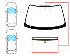 Parabrisas Bmw Serie 3 (e46) 2001-2005 4 puertas / familiar / delantero / verde / con base espejo