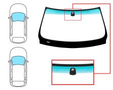 Parabrisas Bmw Serie 3 (e90-e91) 2009-2012 4 puertas / familiar / delantero / verde banda verde / con base espejo