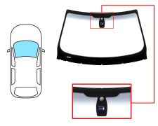 Parabrisas Bmw Serie 3 (e93) 2006-2010 cabrio / delantero / verde banda gris / con base espejo / con sensor