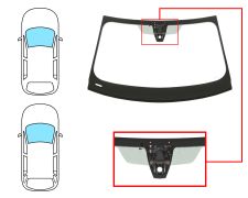 Parabrisas Bmw Serie 3 (g20-g21) 2018-2022 4 puertas / familiar / delantero / verde / acustico / con sensor / con soporte camara / molduras premontadas