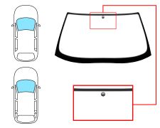 Parabrisas Bmw Serie 5 (e34) 1987-1995 4 puertas / familiar / delantero / verde / con base espejo
