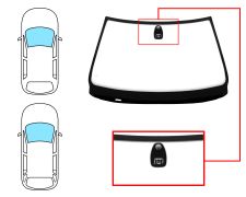 Parabrisas Bmw Serie 5 (e39) 1994-2001 4 puertas / familiar / delantero / verde / con base espejo / con sensor