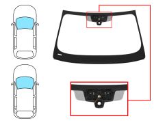 Parabrisas Bmw Serie 5 (g30-g31) 2016-2020 4 puertas / familiar / delantero / verde / acustico / con sensor / con soporte camara / molduras premontadas